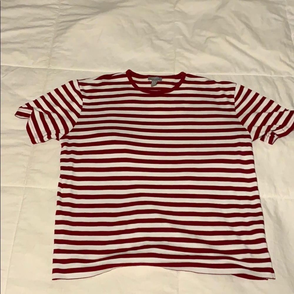 Red stripped shirt
